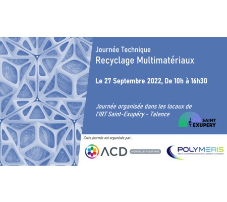 SAVE THE DATE : Journée Technique Recyclage Multimatériaux 