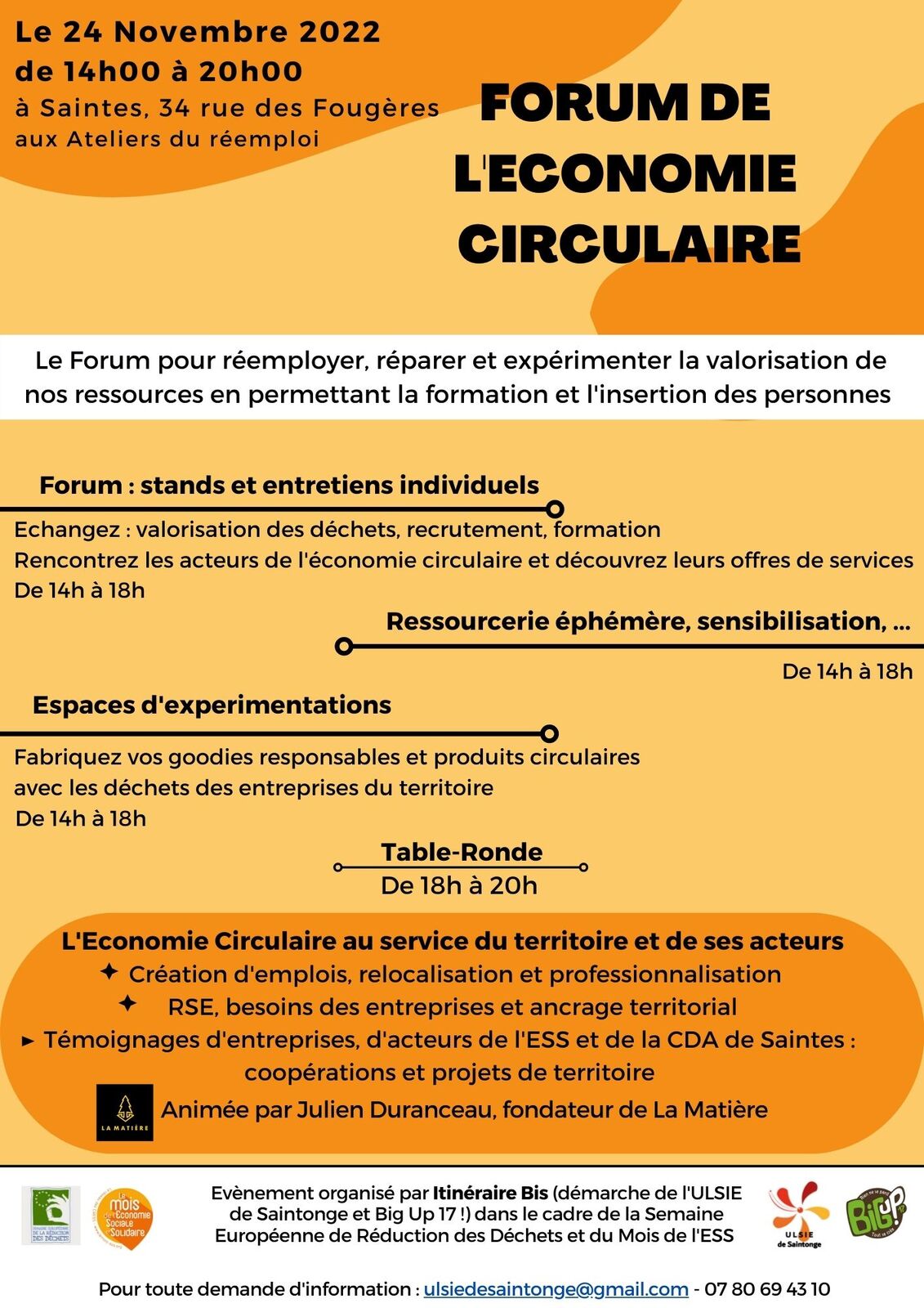 Forum de l'Economie Circulaire en Saintonge