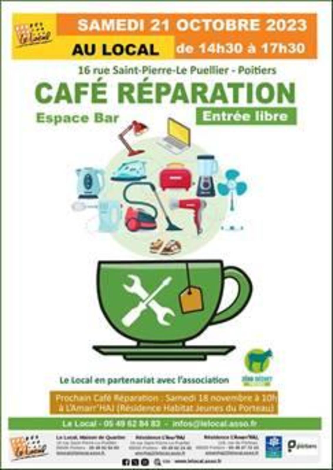Café Réparation - Le Local Poitiers