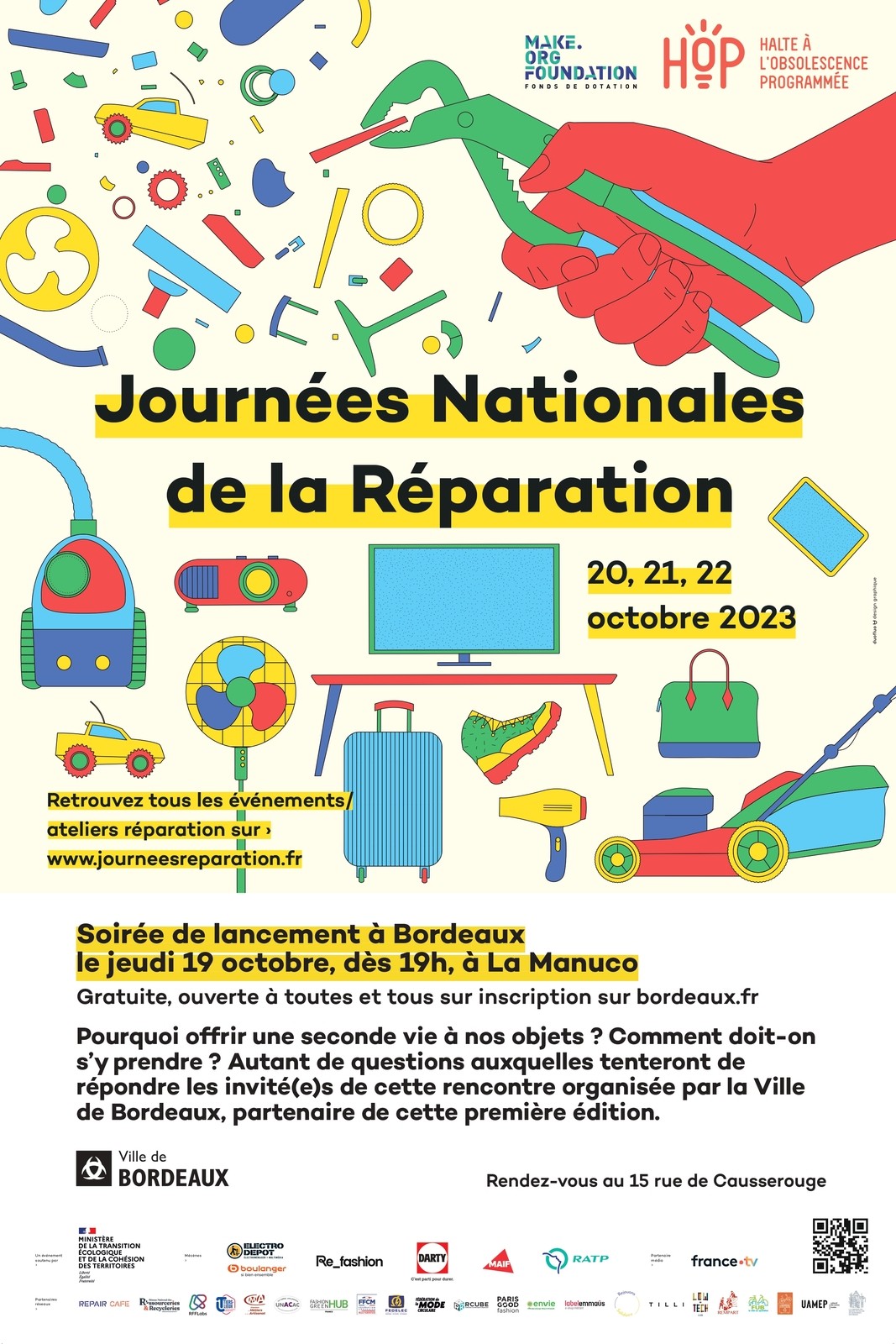 Lancement des journées nationales de la réparation à Bordeaux