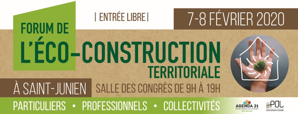 Retrouvez RECITA au Forum Eco-Construction les 7 et 8 février à Saint Junien