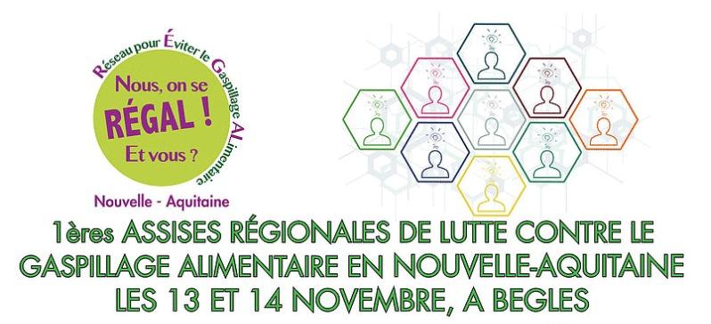 1ères Assises Régionales de lutte contre le gaspillage alimentaire en Nouvelle-Aquitaine, les 13 et 14 novembres à Bègles