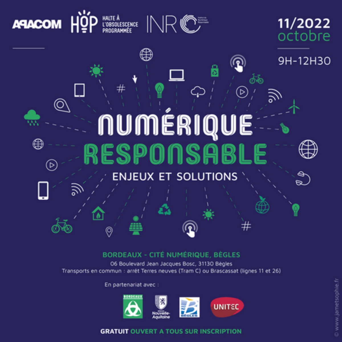 Numérique responsable : enjeux et solutions (Bègles – Bordeaux)