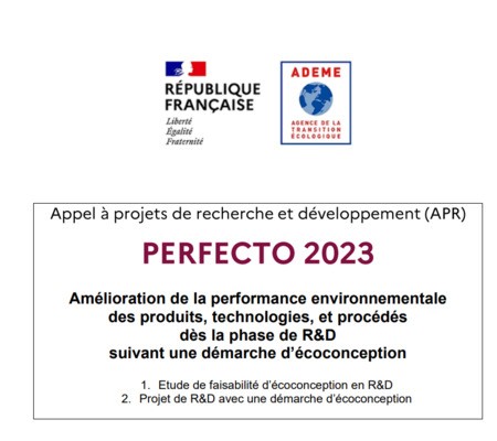 Appel à projets ADEME - PERFECTO : Edition 2023 