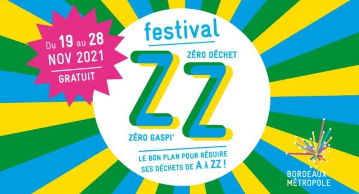 Du 19 au 28 Novembre : Festival ZZ (Zéro Déchet, Zéro Gaspillage) organisé par Bordeaux Métropole revient pour sa 2ème édition