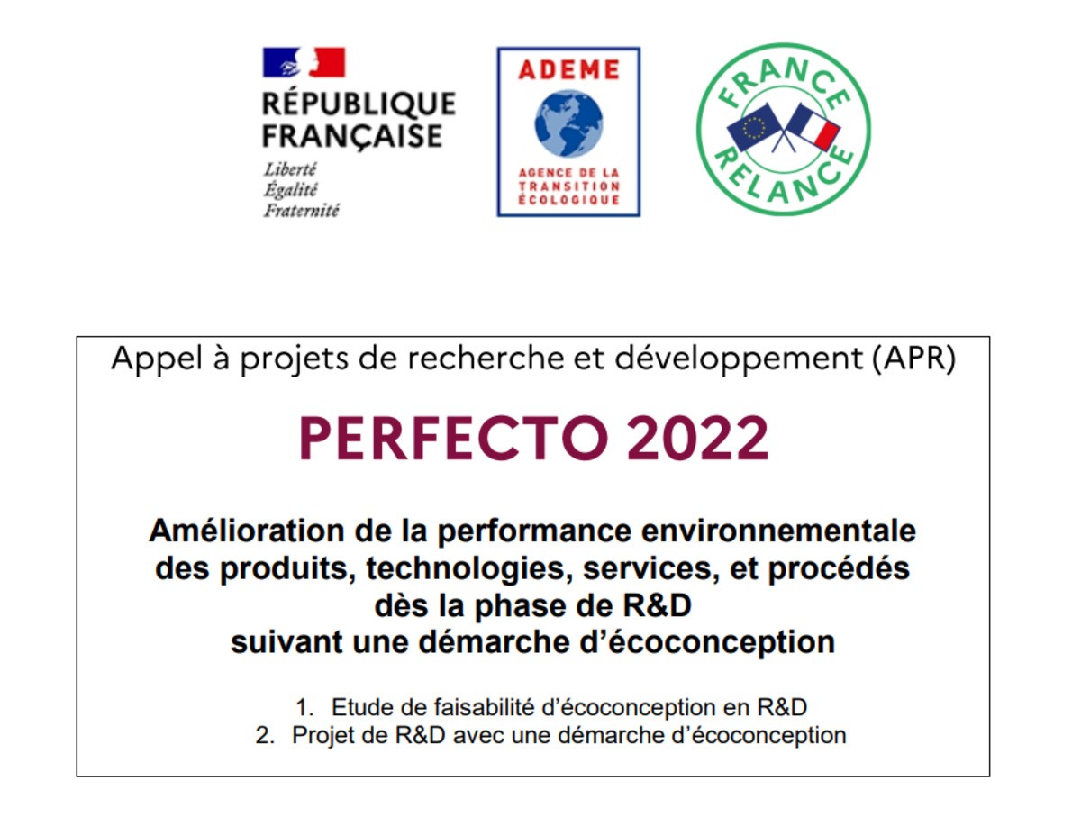 Appel à projets : PERFECTO 2022 - ADEME - Candidatez avant le 15 février 2022 !