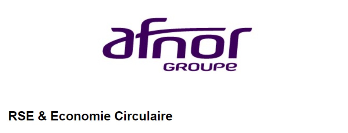 Webconférence RSE & Economie Circulaire par l'AFNOR